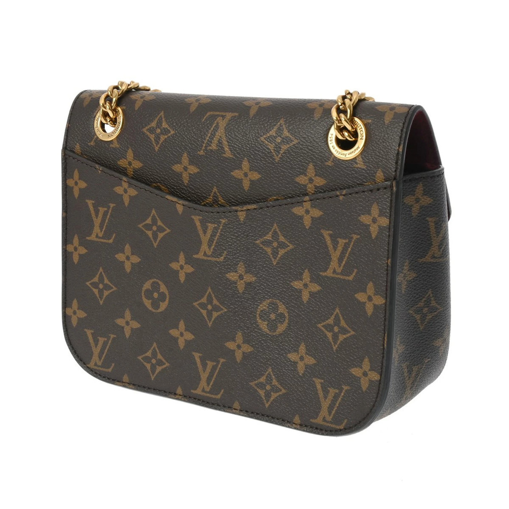 Louis Vuitton Passy Bag Canvas Shoulder Monogram Brown